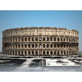 Roman Colosseum Ruins